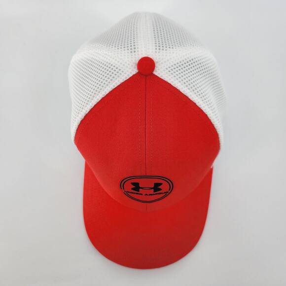 Under Armour Men's Iso-Chill Driver Mesh Golf Cap XL/XXL Red Soltice - Picture 4 of 7